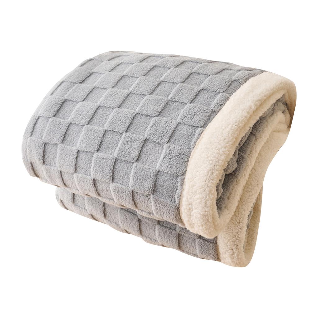 Soft Blanket, Soft Warm Thick Winter Blanket, Reversible Cozy Blanket For Bed, Sofa, Chair And Couch, Wool Blanket