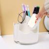 3 Compartments Rotating Pen Holder 360 Degree Rotating Pencil Holder  Office Use