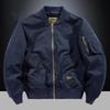 Jaqueta Bomber Tide Retro Cor Sólida: Unissex Estilo de Rua Japonês, Caimento Casual Solto, Versátil Uniforme de Beisebol para Outono/Inverno
