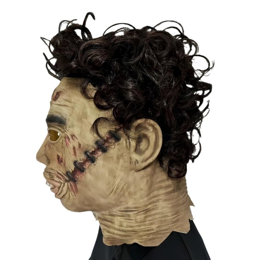 Kettingzaagman Latex Masker Voor Halloween Horror Kostuum Feestaccessoire