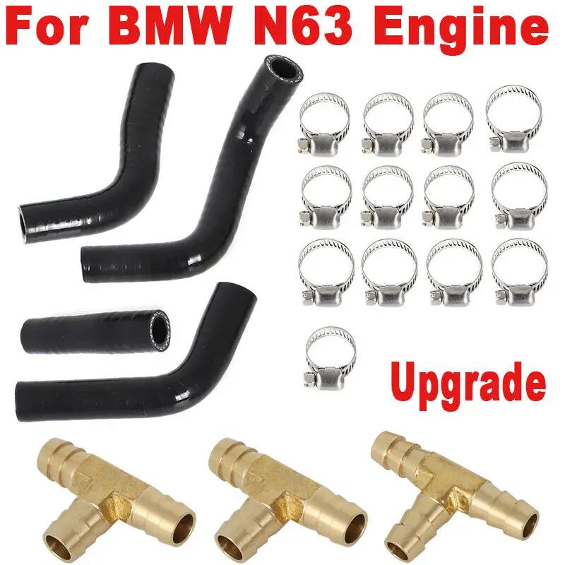 Upgrade Turbo Coolant Line Repair Hose Kit 06-009-50005 For BMW X5 X6 X5M X6M E70 E71 E72 F15 F16 N63 As picture