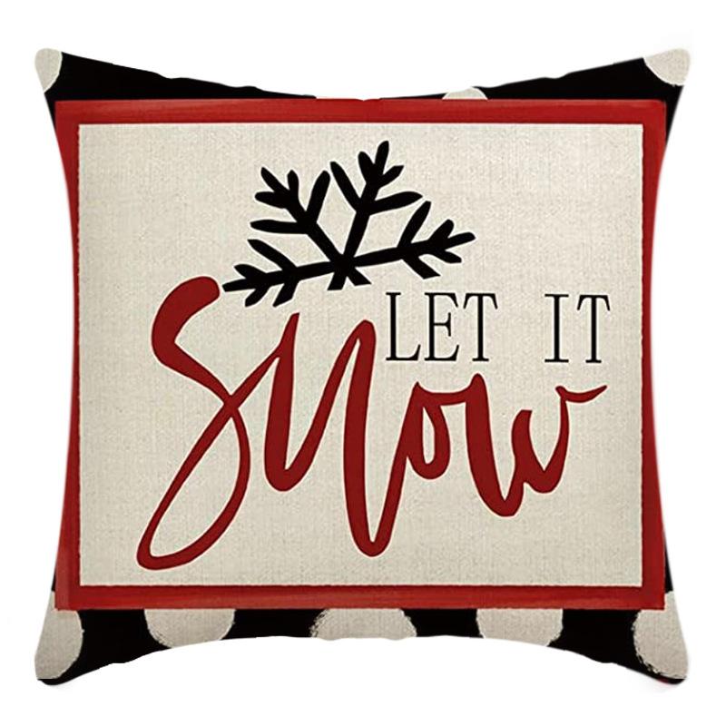 Christmas Nordic Style Santa Claus Pillowcase Home Sofa Cushion Car Cushion Cartoon Christmas Pillowcase