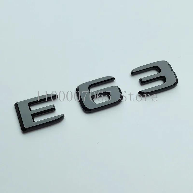 AATB1 2017 Glossy Black Letters E43 E53 E63 E63S V8 Biturbo 4matic ABS Emblem for Mercedes Benz AMG Car Fender Trunk W212 W213 Sticker