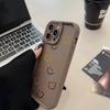 Simple lines and smiling face Phone case iPhone 15 Pro Max 11 12 13 16 14 Plus Silicone Shockproof Case Lens protector shell