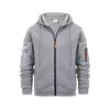 Men's Spring/Autumn Loose Fit Zip-Up Hoodie Jacket