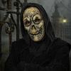 Realistische NPC Cosplay Maske Halloween Gruselige Maske, Verrottete Skelett Latex Haube, Horror Party Flexibel Bequem für Geheimgang & Kostüm Requisiten