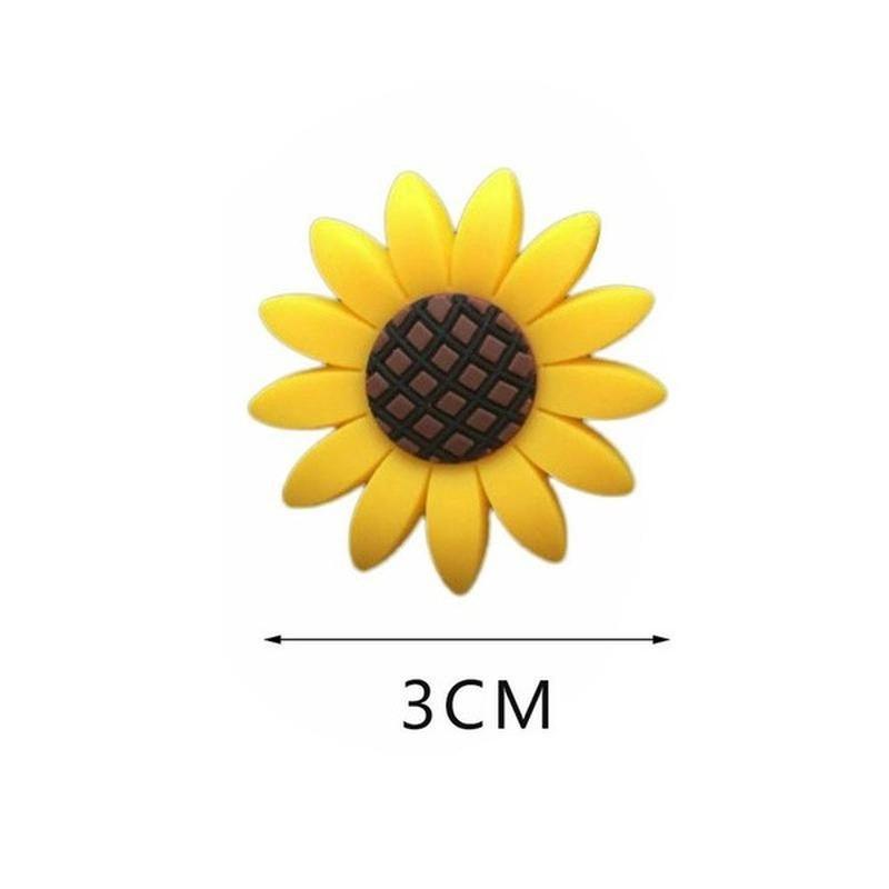 

2Pcs автомобіль освіжувач повітря милий автомобіль духи 3 см соняшник Vent Кліп автомобіль аромат аромат аромат дифузор авто інтер єр декор 2Pcs