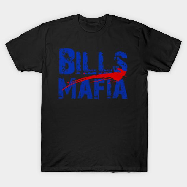 

Men Black Print T-shirt Bills Mafia No-Cut Transfer Paper Print Cotton Tshirt 4XL чорний