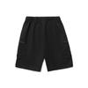 Li Ning Badfive Sports Basketball Serie Lockere Sportshorts mit Reißverschlusstaschen Herrenshorts Schwarz AKSR157-3