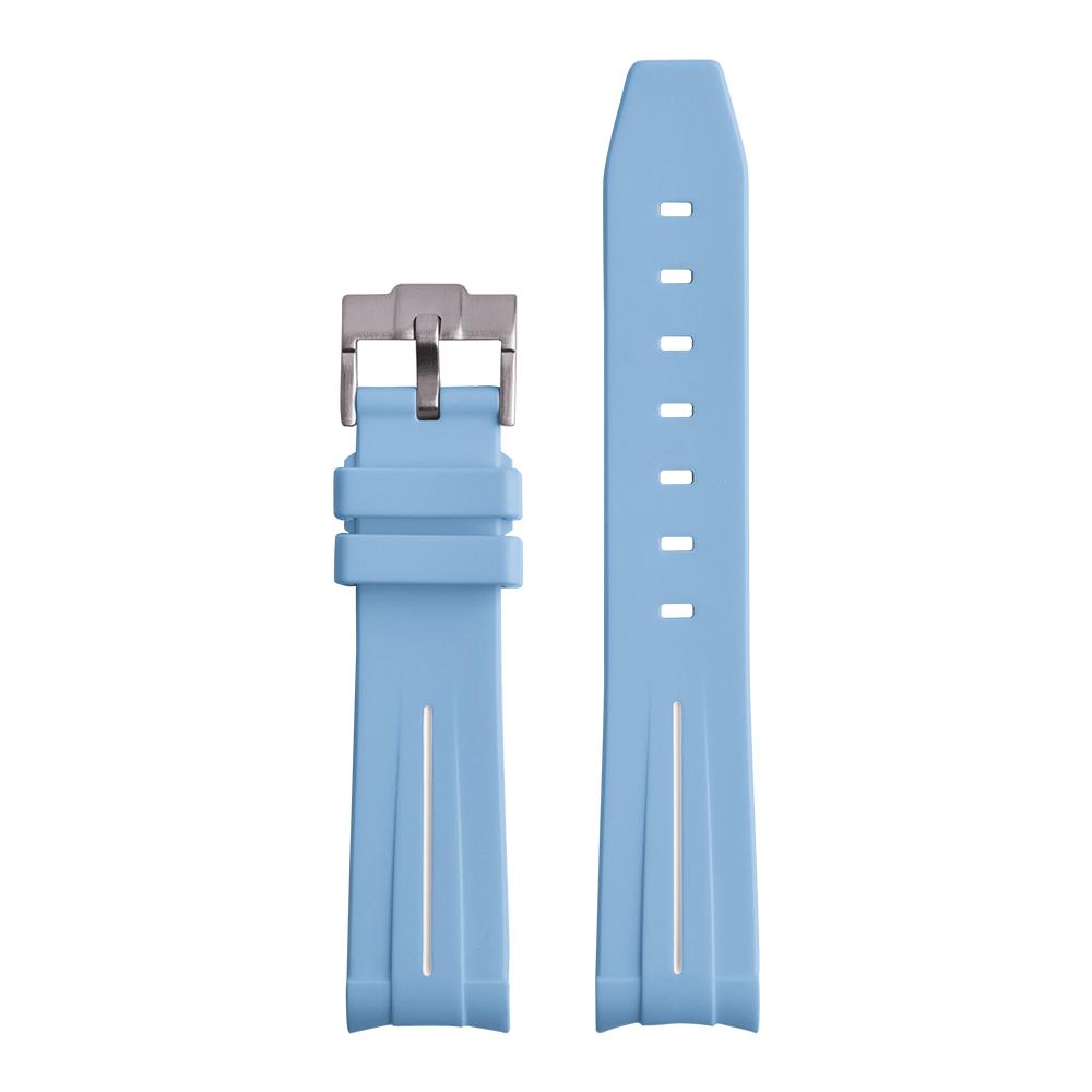 Curved End Rubber Strap 20mm Silicone Suitable For Omega X S-watch Joint MoonSwatch Men Women Waterproof Bracelet
