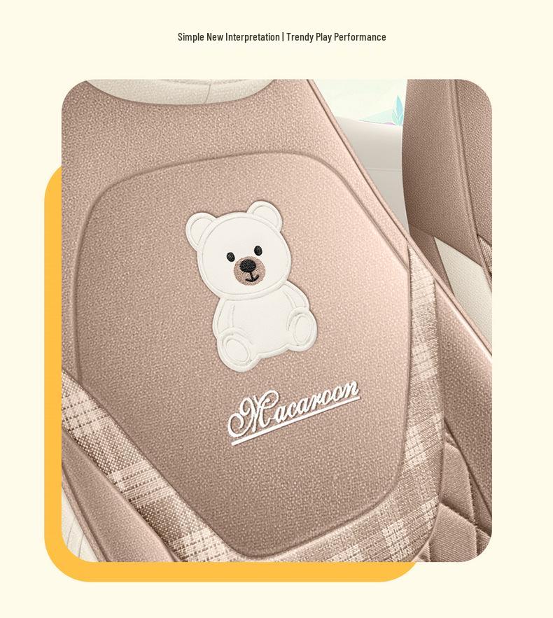 Wuling MINIEV 4-Door All-Season Burlap Car Seat Cover
