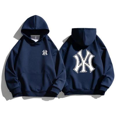 Funny Fox Print Cotton Hoodies for Men and Women Hip Hop Sweater Streetwear Pullover Wool Sweater Autumn and Winter 2024