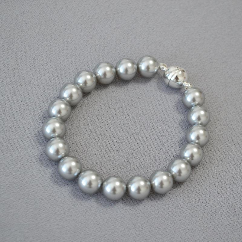 Элегантное французское жемчужное магнитное ожерелье и цепочка для свитера для женщин