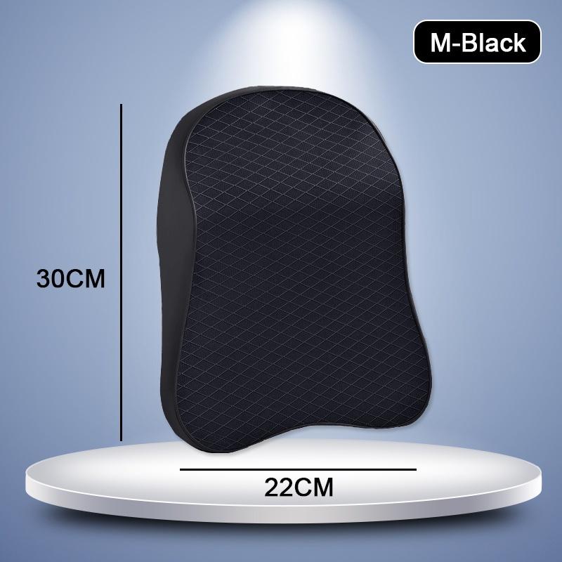 Car Seat Headrest Pad 3D Memory Foam Pillow Head Neck Pain Relief Travel Neck Support Breathable Mesh Fabric Memory Foam