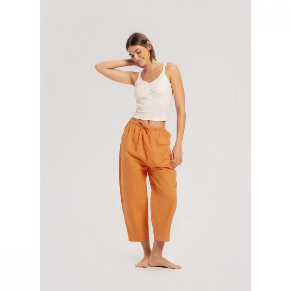 Budhi Mudra Balon Pants  Tangerine  B61003apl40 O11 