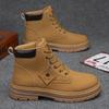 Large size Martin boots New British retro locomotive leather waterproof high-top boots