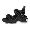 Lous Suede Beach Sandals Women's Black 1ABVQX