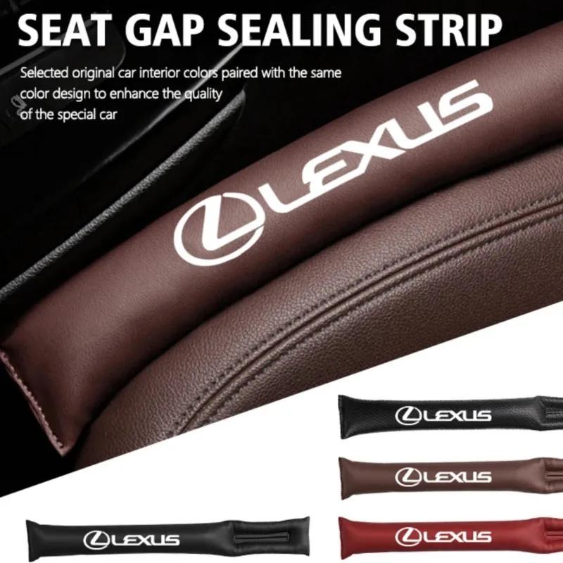 2Pcs Car Seat Gap Filling Plug Cushion Side Seam Leak Proof Strip For Lexus ES300 RX330 RX300 GS300 IS250 IS200 CT200h IS300 NX