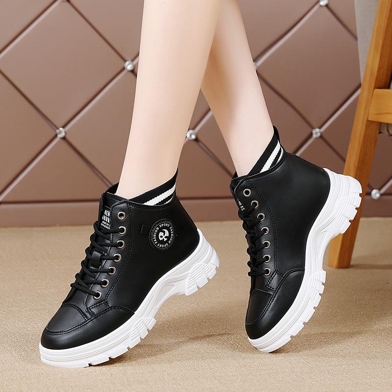 New autumn high-top sports board shoes ins student casual shoes
