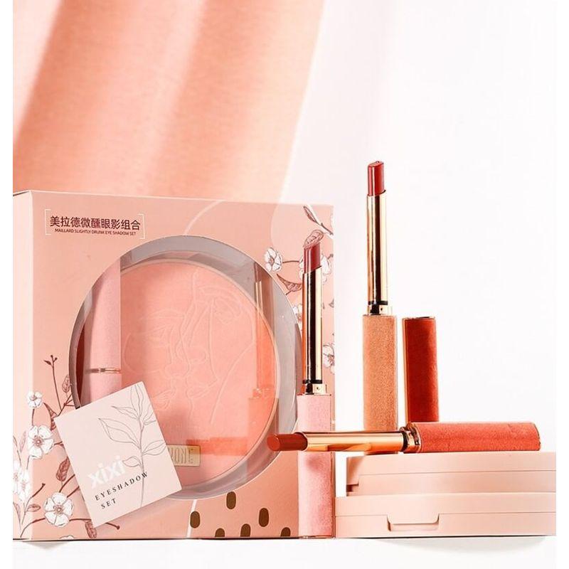 xixi - Maillard Slightly Drunk Eye Shadow Set - 1# Milk Apricot