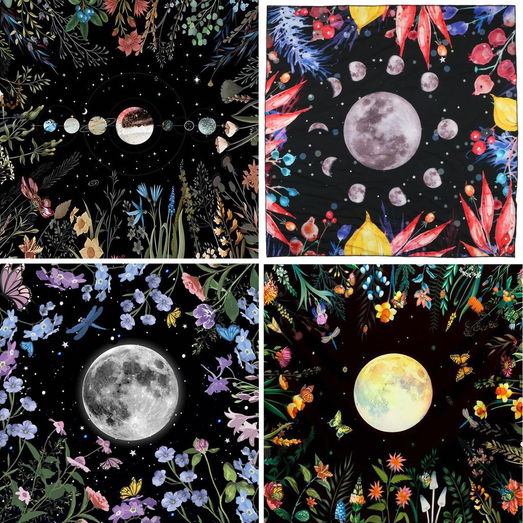 50x50/60x60/75x75cm Tarot Tablecloth Mat Geometric Divinations Table Cloth Board Game Oracles Card Pad Rune Support Mat