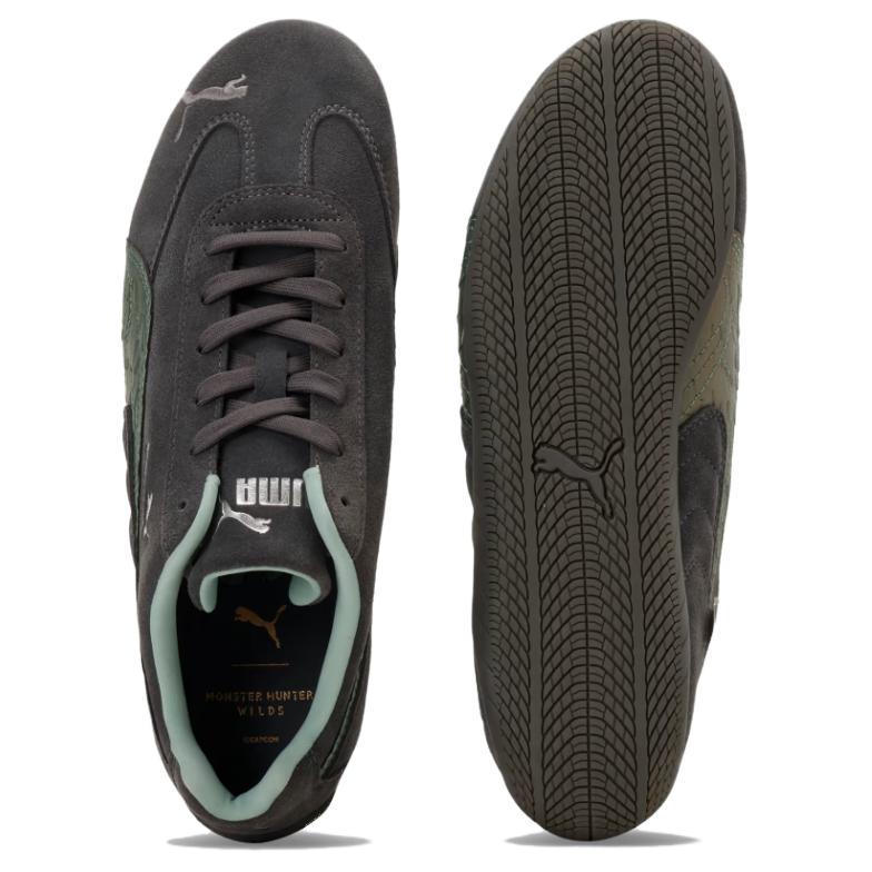 Puma X Monster Hunter Wilds Buty Codzienne Speedcat Unisex Ciemnoszare 408092-01