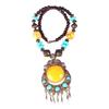 Vintage Styles Sweater Necklace Fashionable Women Headpiece Beaded Hairpiece for Special Event