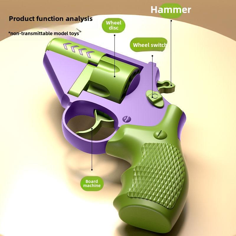 Non-Toxic Children'S Toy Guns Model 3D Mini 1911 Gravity Printing Fidget Toy For Kids Adults Stress Relief Toy Children Decompression Gift