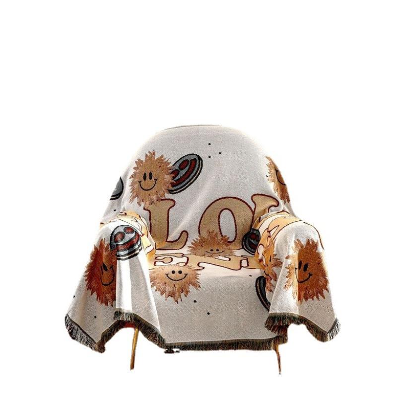 Nordic Instagram Style Простое повседневное одеяло Декоративное одеяло Покрывало Чехол — фото 4