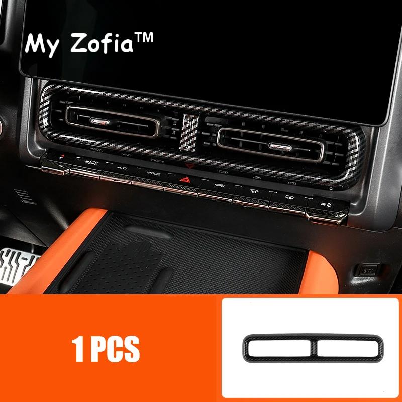 For HAVAL H9 2nd MKII 2024 2025 Car Carbon Fiber Color Interior Steering Frame Decoration Cover Trim Stickers ABS Accessories
