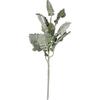 Branch of Artificial Mossy Leaves 45 Cm Green