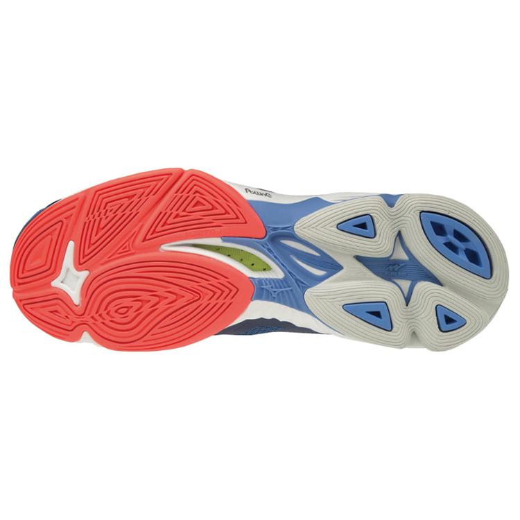 Mizuno Volleyball Shoes Unisex Low Top Blue V1GA200017