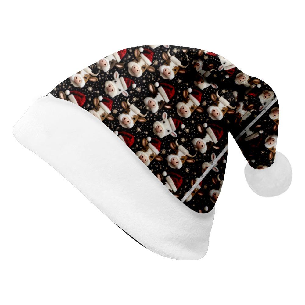2024 Christmas Ornaments: Double-Sided Flannel Snowman Print
