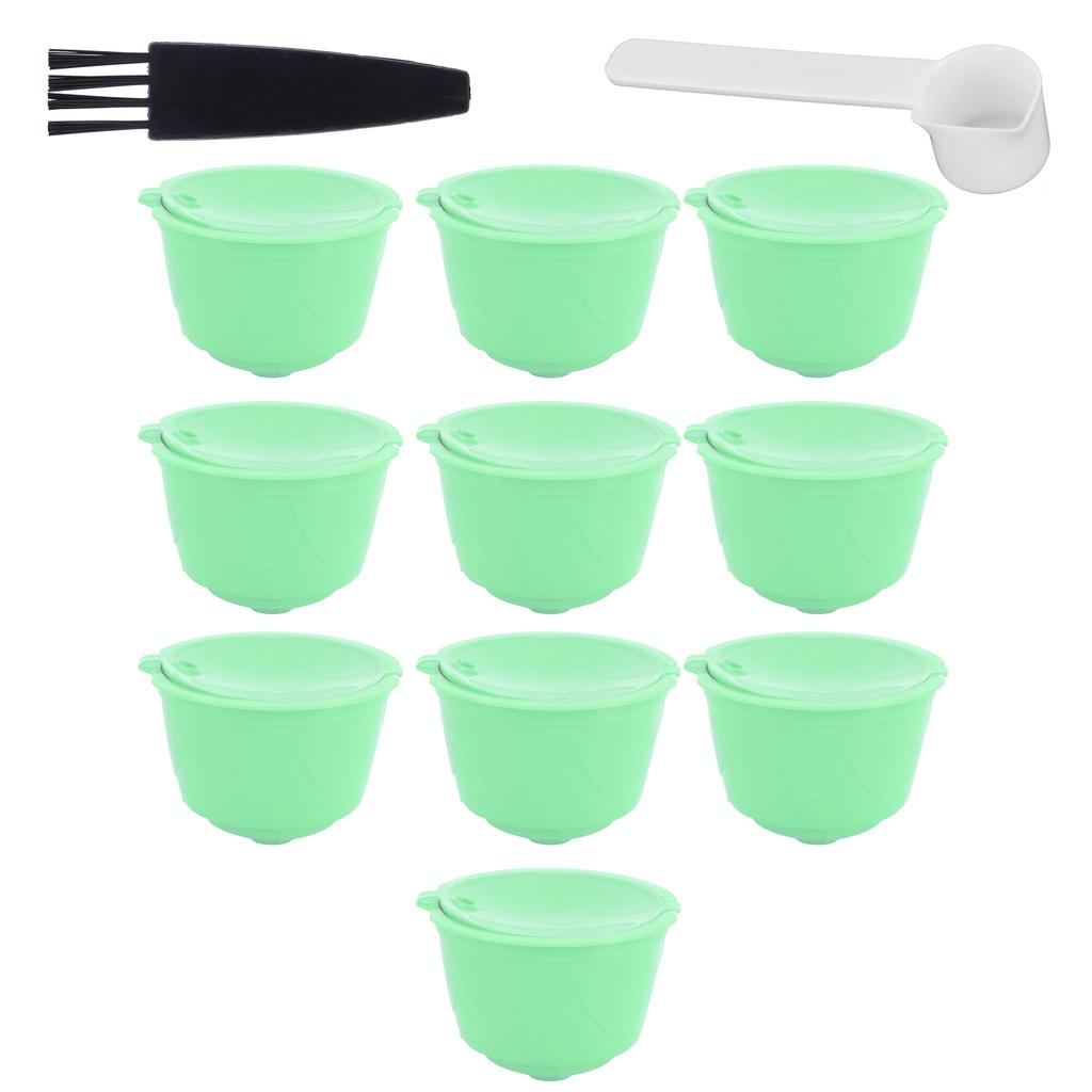 Kaffeekapsel-Set Edelstahl Kaffeefiltertasse für DOLCE GUSTO Kaffeemaschine