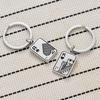 Creative Poker Stainless Steel Keychain Cool Stylish Design Fashion Bag Pendant Practical Personality Gift