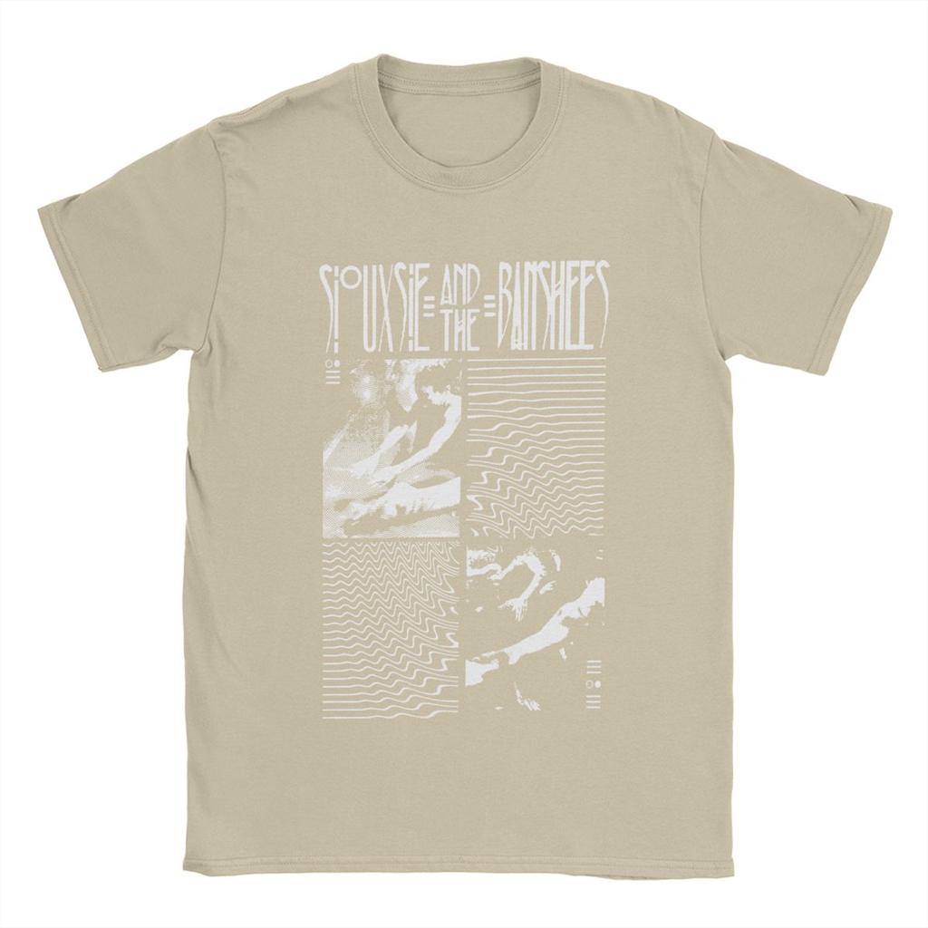 Siouxsie And The Banshees T-Shirts for Men Vintage Pure Cotton Tees Crew Neck Short Sleeve T Shirt Plus Size Tops