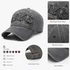 Vintage Washed Cotton Baseball Cap Men Nyc Letter Embroidery Dad Hat Women Retro Distressed Snapback Streetwear Casquette