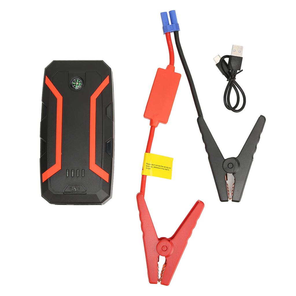 Car Starter 1500A Maximum Current 12000mAh 3 LED Light Modes Waterproof Car Jump Starter for Truck