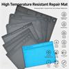 Magnetic Silicone Repair Pad with Screw Position Insulation for Phone Tablet Motherboard Soldering Station Work Hot Air Gun Pad