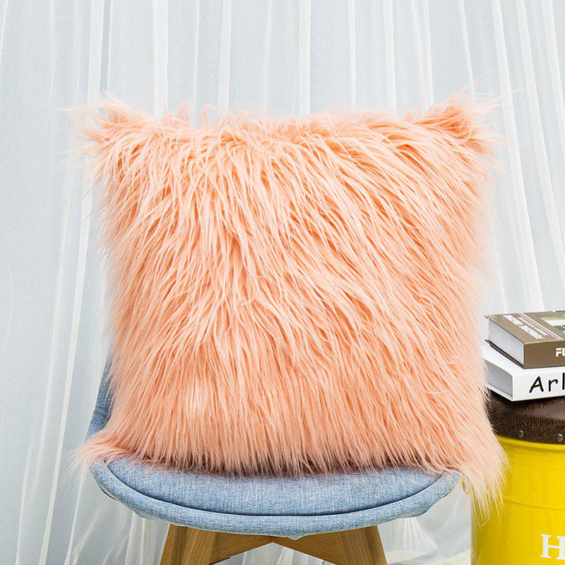 real fur throw pillows