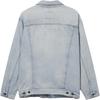 Levis Loose Comfortable Lapel Single-Breasted Long Sleeve Denim Jacket Men Jackets Light-Blue A5782-0051