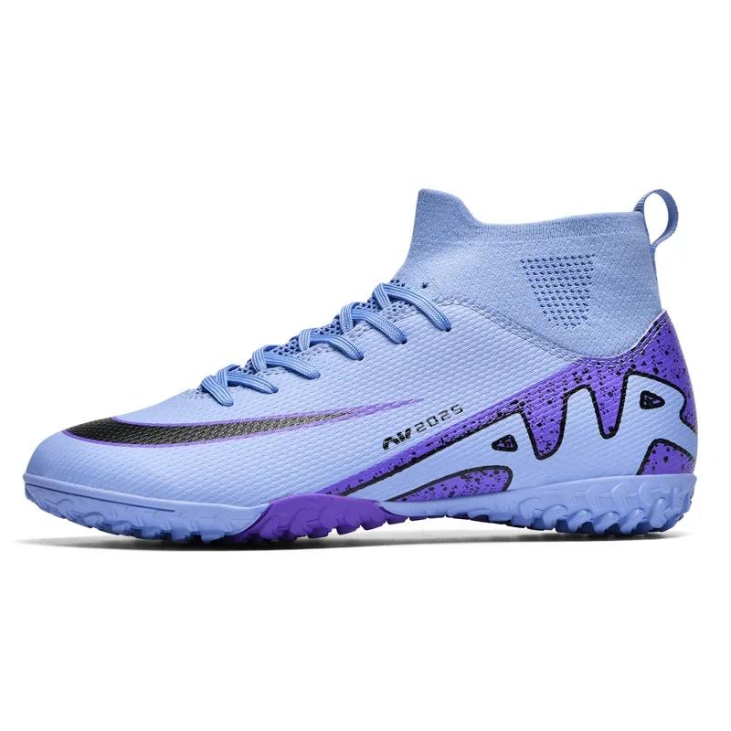 Scarpe da Calcio Rosa alla Moda Uomo Professionale Leggero Calzino Scarpa da Calcio da Uomo Outdoor Antiscivolo Scarpini da Calcio Originali 38