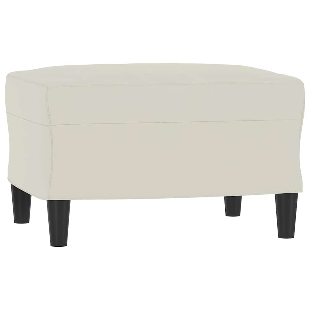 Vidaxl Sofa 3-Osobowa, Kremowa, 180 Cm, Tapicerowana Aksamit
