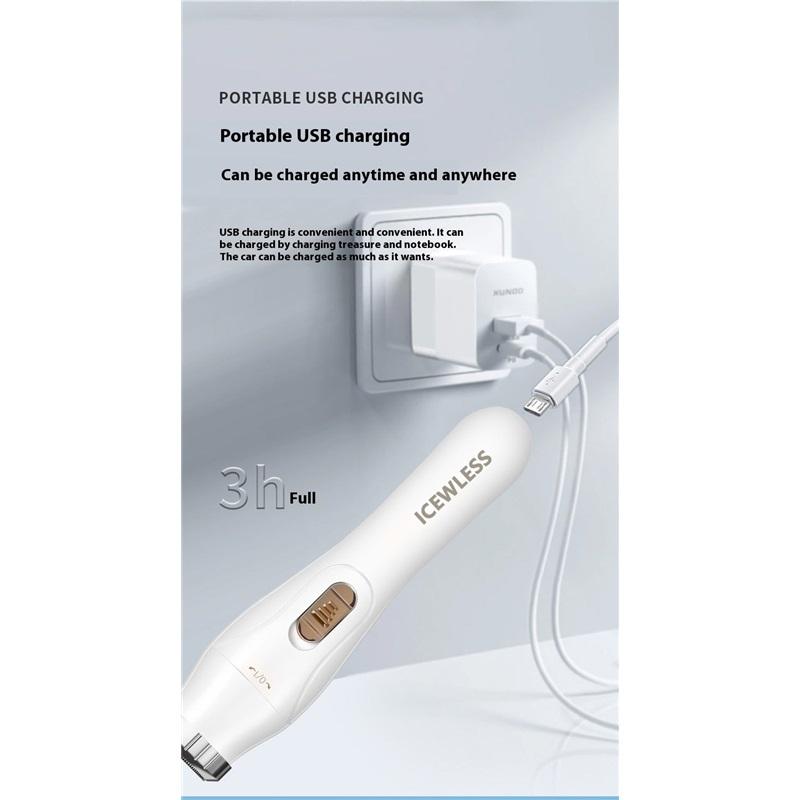 Women Electric Shaver Waterproof Painless Hair Trimmer for Bikini Body Legs Face Underarms Hair Removal Cordless