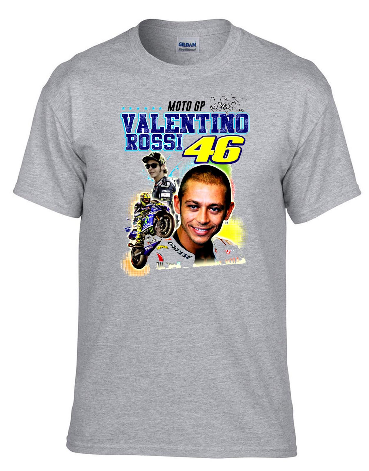 26 46 The DOCTOR Valentino Rossi Moto Motorbike Grey T-Shirt -004_Grey- Unisex T-Shirt XL
