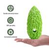 Pet Toy Interactive Puzzle Food Leakage Design Bite-Resistant Chew Toy Simulated Bitter Melon Shape Washable Teeth Cleaning Puppy Toy