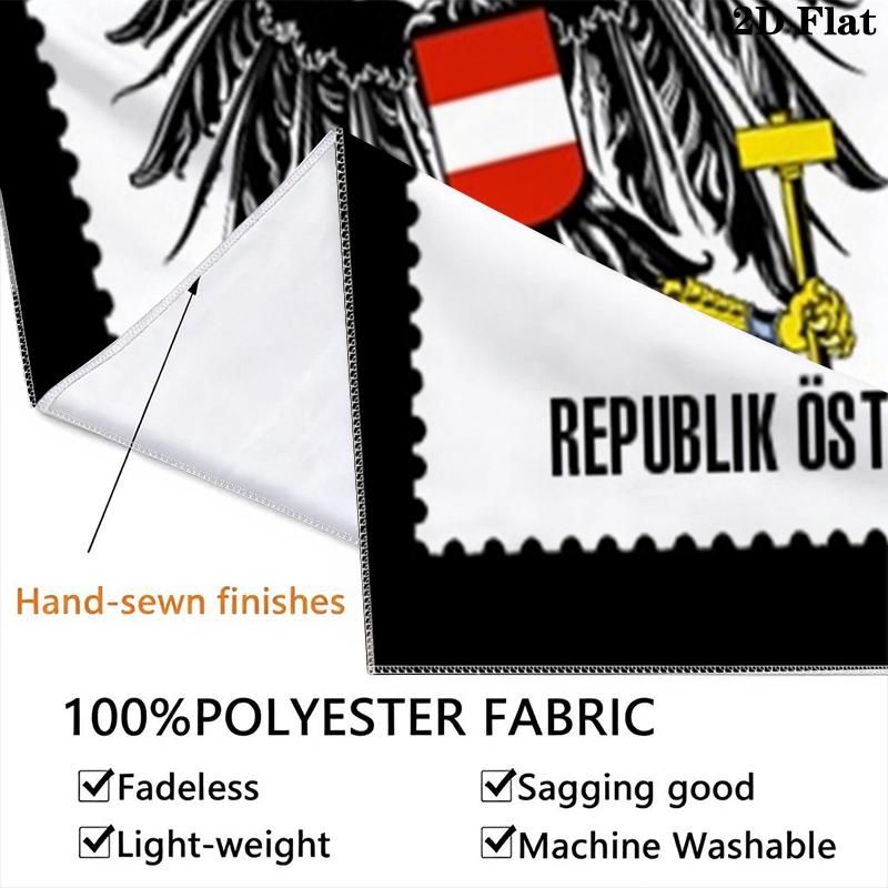 Republik Österreich Wandteppich Ästhetischer Wandbehang Bedruckter Stoffdecke Dekorative Wandteppiche für Schlafzimmer Wohnzimmer Heimdekoration