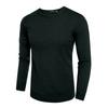 Round Neck Sweater Knitted Sweater Solid Color Casual Long Sleeve Sweater Pullover Wool Sweater Men