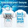 Винтажная футболка Backstreet Boys с тура Into The Millennium Лас-Вегас Унисекс Оверсайз Уличная одежда Топ с коротким рукавом