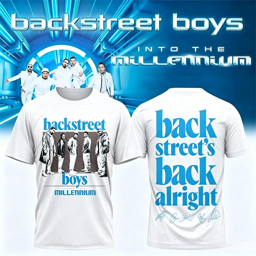 2026 Backstreet Boys Homecoming Gerunisexy Date Cotton TShirt Comfortable Breathable High Quality Ins Y2 Watch Fans Ins Y2k